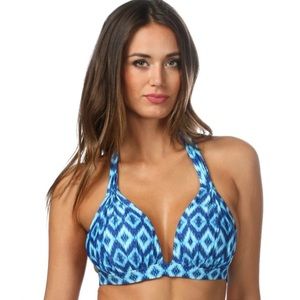 La Blanca Desert Mirage Banded Halter Bra